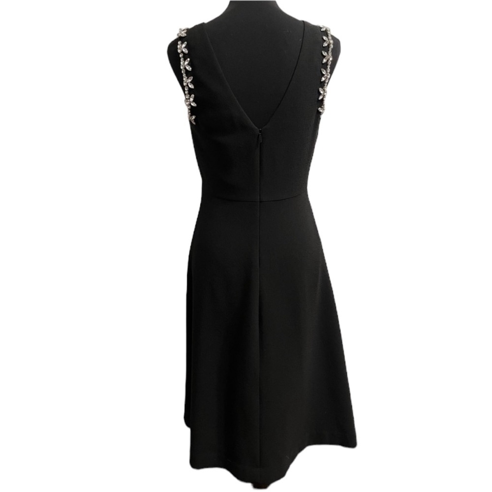 Trina Turk Black Dress w/ Embellishment Size 4 - Picture 3 of 8